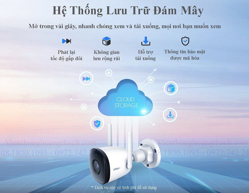 Dịch vụ đám mây camera WIFI imou