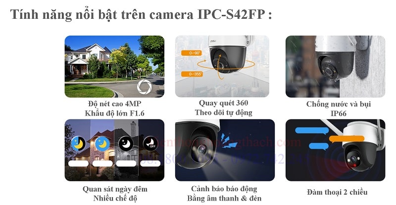 Tính năng thông minh của camera IPC-S42FP