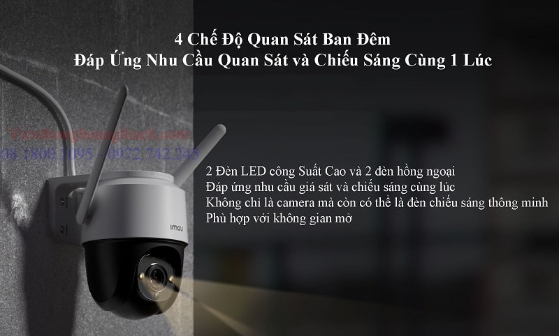 Camera Nhìn đêm có màu IPC-S42FP